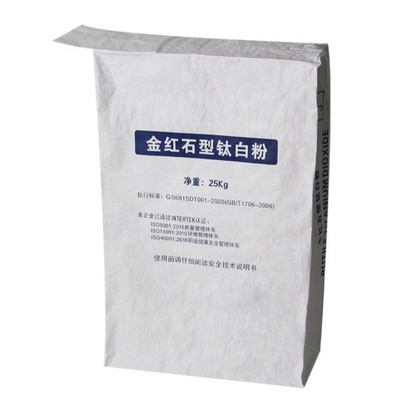 GMP Standard Pe Film Paper ถุงกระดาษอุตสาหกรรม 20 กก. บรรจุภัณฑ์ 25 กก