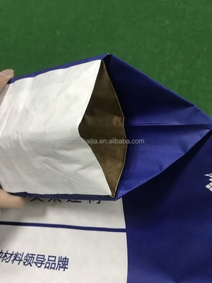 อาคารที่กําหนดเอง ใส่วาล์ว Multiwall กระดาษกระเป๋าที่มีมือ ยอมรับ Custom