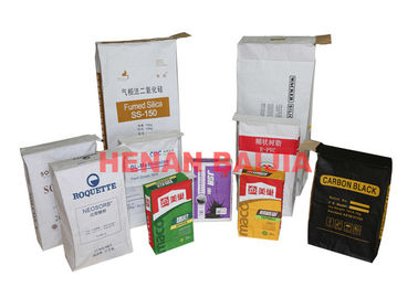 ถุงกระดาษคราฟท์ Multiwall รีไซเคิลได้ด้านล่างแบบสี่เหลี่ยมพร้อมวาล์วที่ปรับแต่งได้