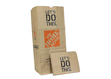 ปากเปิด 300x400x900mm สนามหญ้ากระดาษและปฏิเสธ Multiwall Kraft Lawn Paper Bags