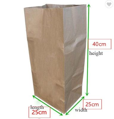 สนามหญ้าสนามหญ้าและใบ 30 แกลลอน Multiwall ถุงกระดาษคราฟท์สนามหญ้า