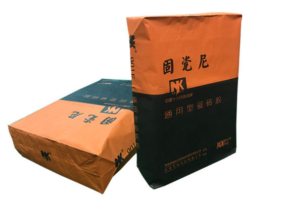 ถุงกระดาษคราฟท์ Multiwall พิมพ์แบบกำหนดเองพร้อมก้นสี่เหลี่ยม