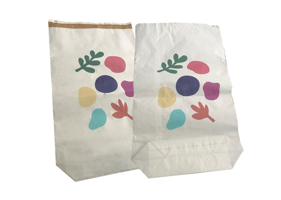 20 กก. 25 กก. 3 ชั้น Pe Lined Multi Wall Paper Sacks สำหรับบรรจุภัณฑ์นมผง