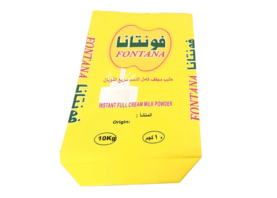 20 กก. 25 กก. นมผง Multi Wall กระดาษกระสอบ Food Grade