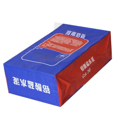 ถุงกระดาษคราฟท์ Multiwall วางวาล์วแบบกำหนดเองสำหรับซีเมนต์ 3 ชั้น