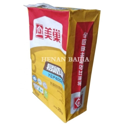 25 Kg Mortar Kraft Paper Flour Package Valve Bag OEM ยอมรับแล้ว