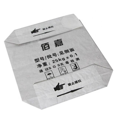 ยอมรับการปรับแต่ง 2-3ply Valve Bag ถุงกระดาษคราฟท์ Multiwall