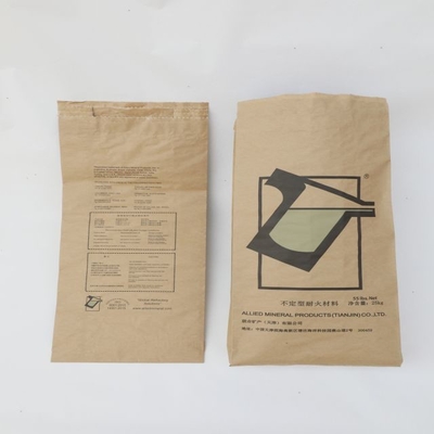 หลาย 3 Plies ถุงกระดาษคราฟท์สีน้ำตาลเป็นมิตรกับสิ่งแวดล้อมขนาดที่กำหนดเองและการพิมพ์