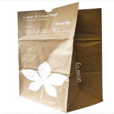 เปิดถุงกระดาษสนามหญ้า Oem Odm ด้านบนขนาดที่กำหนดเองความหนาที่กำหนดเอง