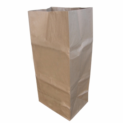 Multiwall Brown Lawn &amp; Leaf Bags ปรับแต่งด้านบนเปิด