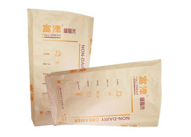 ถุงบรรจุภัณฑ์กระดาษคราฟท์ซีลความร้อนเกรดอาหารสีขาวน้ำตาลสำหรับ Synanthrin