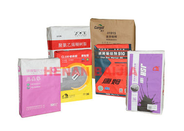ถุงซีลวาล์วแบบสั้นซีลด้วยตนเอง PE Liner ป้องกันความชื้นกันลื่นลามิเนต