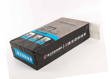 ถุงกระดาษวาล์วแบบกำหนดเองได้สแควร์ล่าง Multiwall รีไซเคิลได้ยาวนาน
