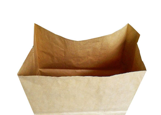 ปากเปิด 300x400x900mm สนามหญ้ากระดาษและปฏิเสธ Multiwall Kraft Lawn Paper Bags
