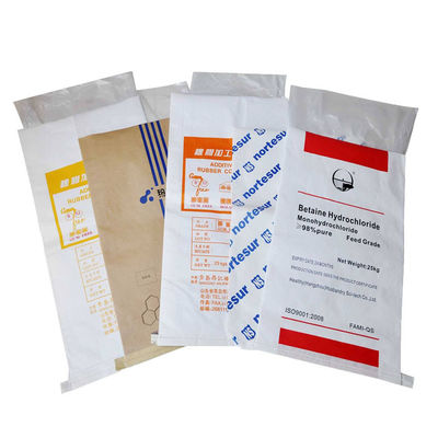 ถุงกระดาษคราฟท์ Multiwall ขนาด 5 กก. 10 กก. 25 กก. สำหรับบรรจุเมล็ดข้าว