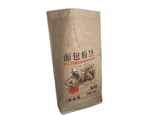 120g / m2 ถุงกระดาษสำหรับขนมปังแป้งสาลีบรรจุถุงถุงบรรจุภัณฑ์อื่น ๆ