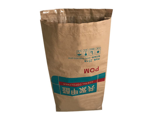 รีไซเคิลวาง Trapezoidal 120gsm เย็บเปิดปากถุงหยิกด้านล่าง