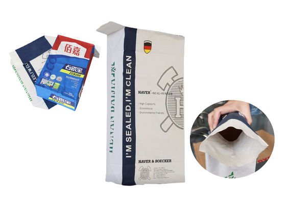 Pregelatinized Starch Kraft Paper Sack 15kg 20kg 25kg Paper Valve Bags