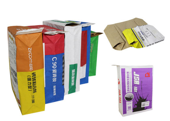 Pregelatinized Starch Kraft Paper Sack 15kg 20kg 25kg Paper Valve Bags