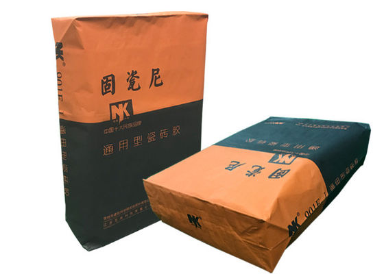 20kgs วางวาล์ว Multiwall ถุงกระดาษคราฟท์สำหรับผงสำหรับอุดรู