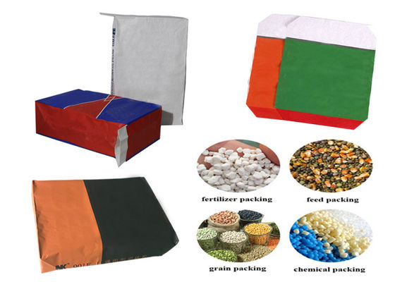 ถุงกระดาษคราฟท์ Multiwall รีไซเคิลเป็นมิตรกับสิ่งแวดล้อมถุงกระดาษสาลีเกรดอาหาร
