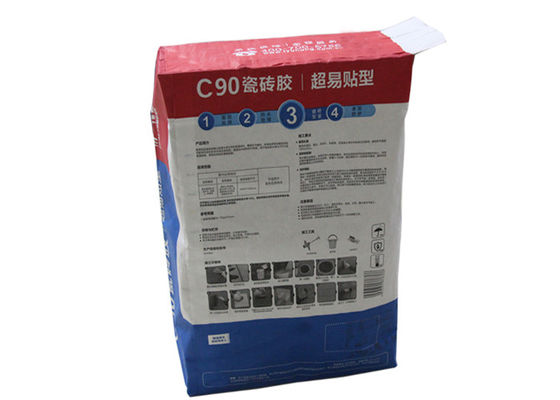 20 กก. 25 กก. วางวาล์ว Multiwall ถุงกระดาษถุงปูนสำหรับผงชาผงแห้ง