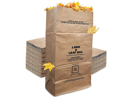 ถุงกระดาษสนามหญ้า 25 กก. สนามหญ้าสำหรับงานหนักปฏิเสธ Multiwall Kraft Paper Bag