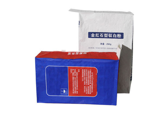 25 กก. กระดาษ 3 ชั้นถุงผง 20 กก. ถุงกระดาษซีเมนต์อุตสาหกรรม Pp Pe Inner