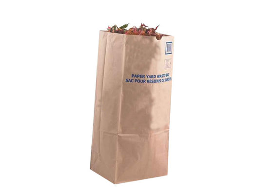 สนามหญ้ากระดาษสำหรับงานหนักและปฏิเสธถุงกระดาษคราฟท์แบบ Multiwall Kraft 25 Kg