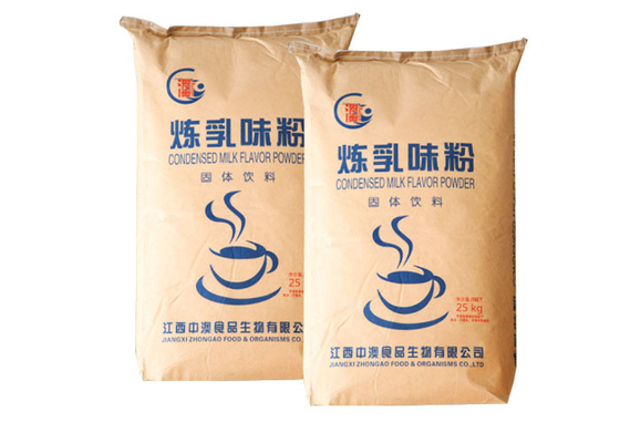 ผงชา ผงโกโก้ นมผง Multiwall Paper Sack Food Grade
