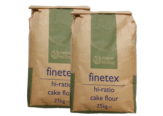 10 กก. 20 กก. 25 กก. 50 กก. ถุงกระดาษคราฟท์ Multiwall สำหรับ Isomalto Oligosaccharides Edile