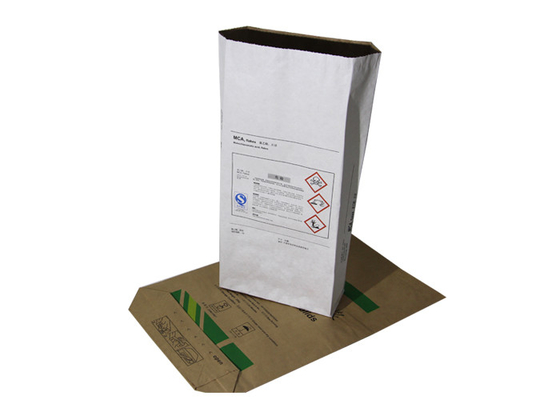 อุตสาหกรรม 3ply กระดาษคราฟท์บรรจุภัณฑ์ถุงกันน้ำรีไซเคิลด้วย Pe