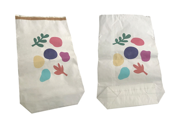 บรรจุภัณฑ์ถุงกระดาษอุตสาหกรรม 20KG 25kg สำหรับ Pigeon Poultry Fish Feed Seed