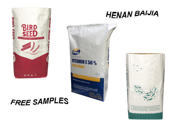 อุตสาหกรรม 3ply กระดาษคราฟท์บรรจุภัณฑ์ถุงกันน้ำรีไซเคิลด้วย Pe