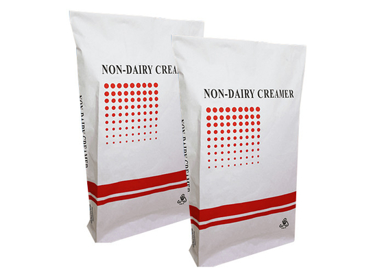 20KG 25kg Non Dairy Creamer ถุงกระดาษอุตสาหกรรมสำหรับ Pigeon Poultry Fish Feed Seed